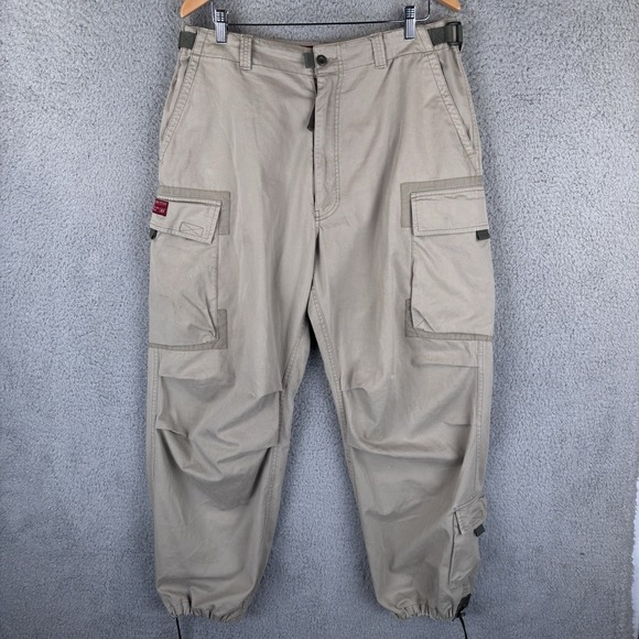 Vintage Abercrombie & Fitch Paratrooper Pants Mens Large Baggy Heavy Y2K Cargo